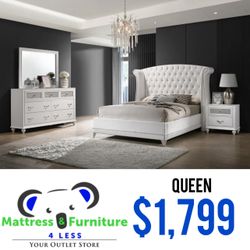 Barzini 4-Piece Queen Bedroom Set