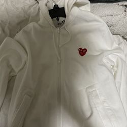Comme Des Garcons Play Heart Hoodie Jacket