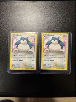Pokemon Snorlax #109/149 x2