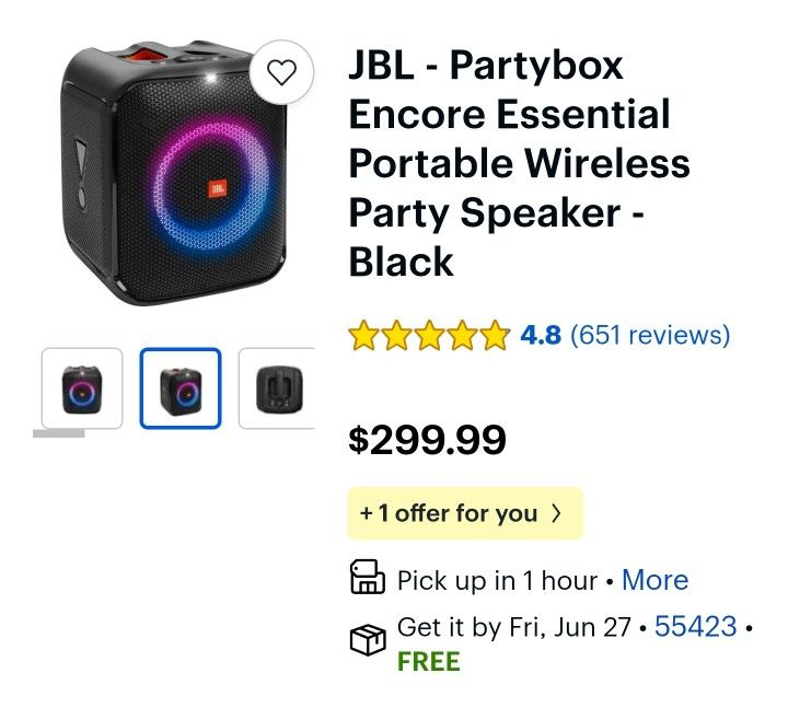 JBL Partybox Speaker