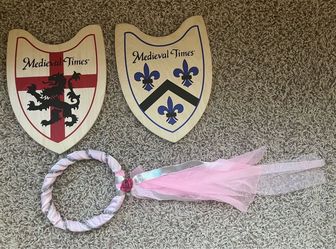 Medieval Times Show - Shields and Satin Headpiece