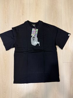 BAPE x Stussy Collab Black T-Shirt (Sizes: S-XL)