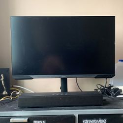 Samsung G5 32in 4K 165hz Monitor With Sound Bar