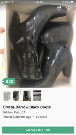 Boots size 8 1/2