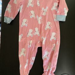 Baby Girl Footed Pjs