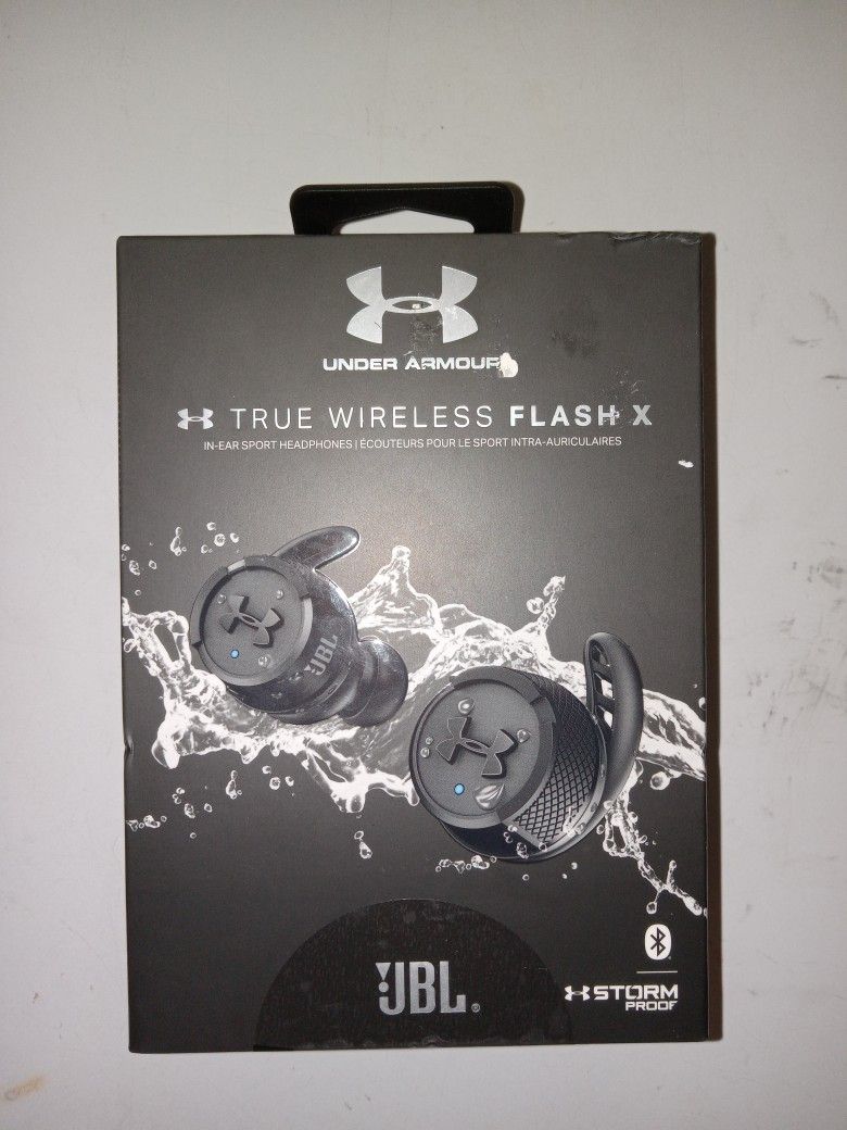 JBL X UNDER ARMOUR True Wireless Flash X Ear Bud Headphones 