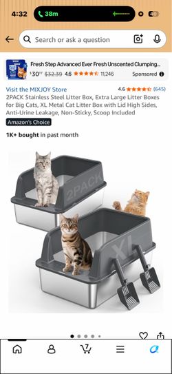 New litter box