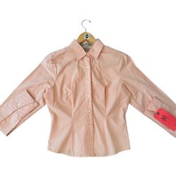 Movie and Tv Show Clothes 2000’s vintage medium andre’ bini womens orange blouse