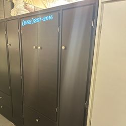 Espresso Wardrobe Dresser W/ Extra Storage