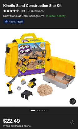 Kinetic Sand Construction Site Kit