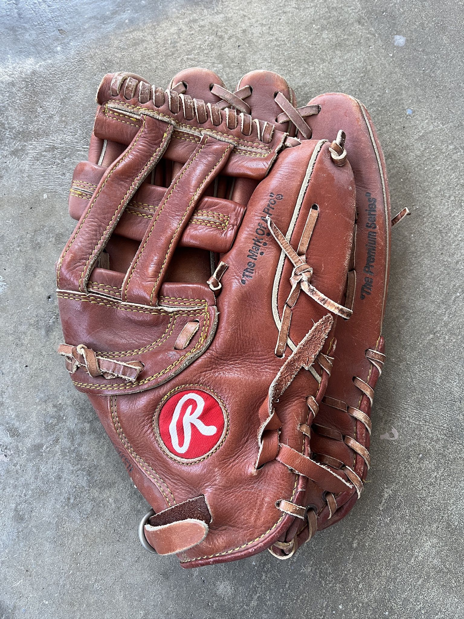 Rawlings Leather SG 96 Baseball Softball Glove Mitt Right Hand Throw