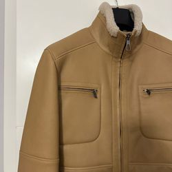 Loro Piana, shearling fur Leather jacket