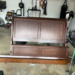 Solid Hardwood Bed Frame