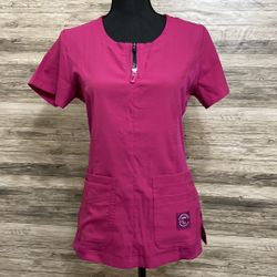 koi lite Serenity Scrub Top Size Small Slim Fit