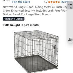 Dog Crate & Cover - Almost New