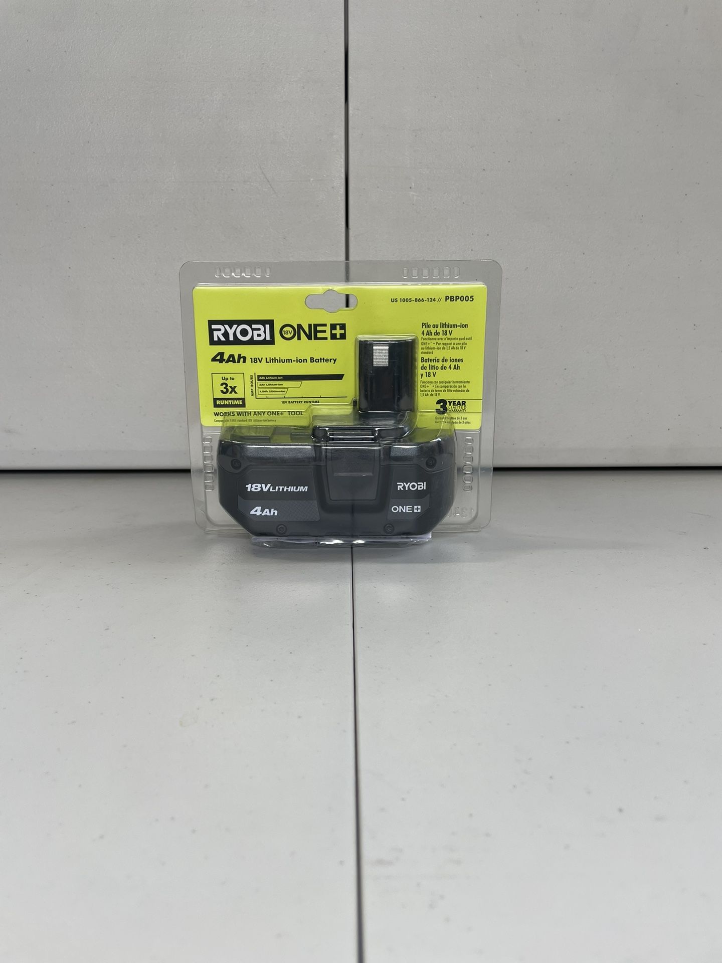 Ryobi Battery 4 Ah Lithium 18v