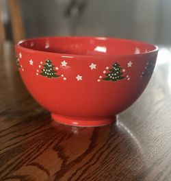 Waechtersbach Germany Red Christmas Tree  