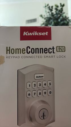 Kwikset Home Connect 620 Z-Wave Connected Keypad Smart Lock - Nickel NEW