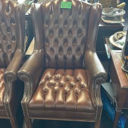 Vintage Brown Leather Chair