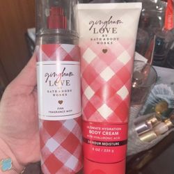 Bath & Body Works Gingham Love Set 