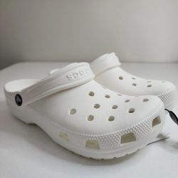 White Crocs 