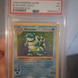 Shadowless Blastoise Psa 3