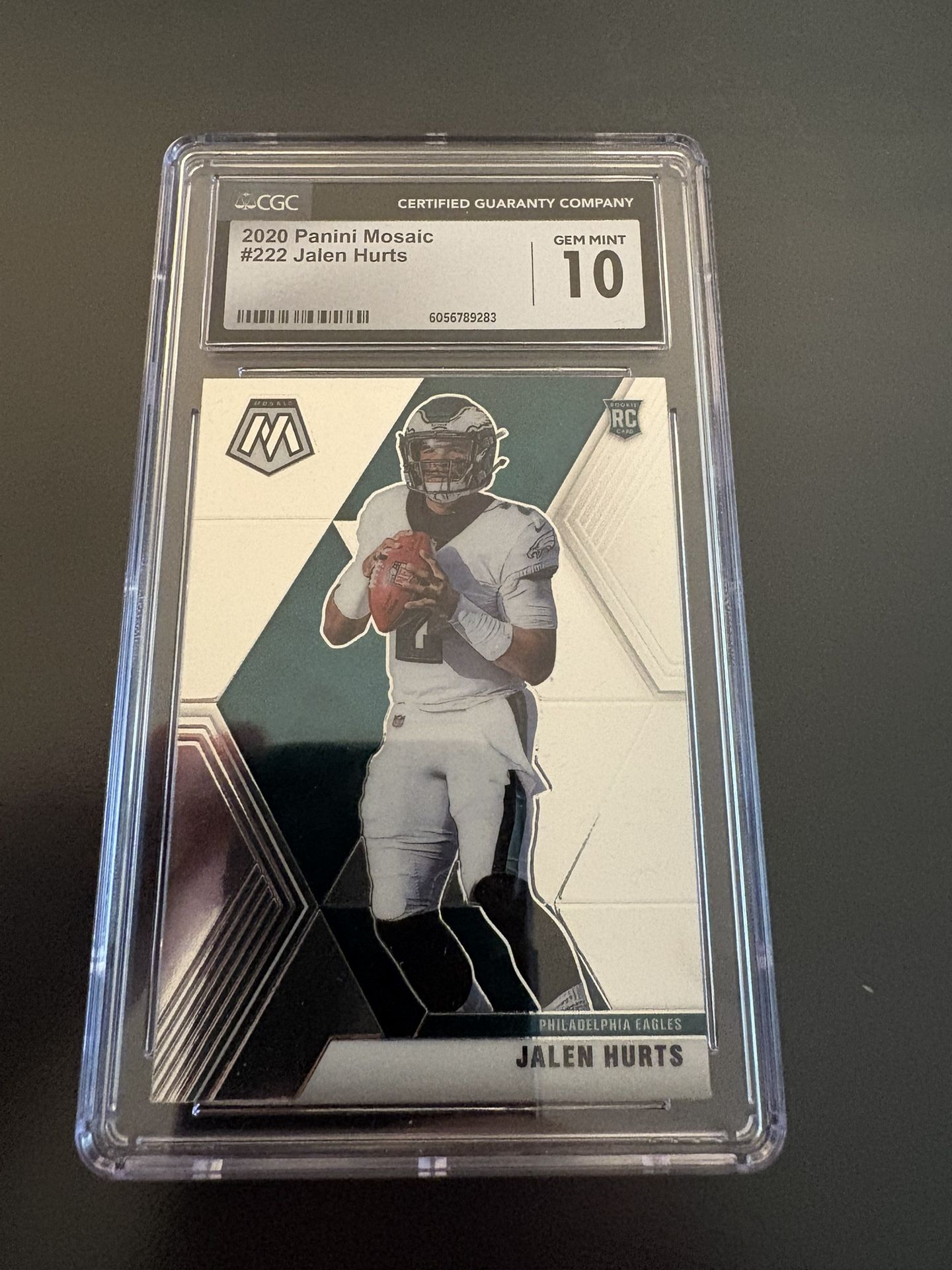 Jalen Hurts Rookie Card CGC 10