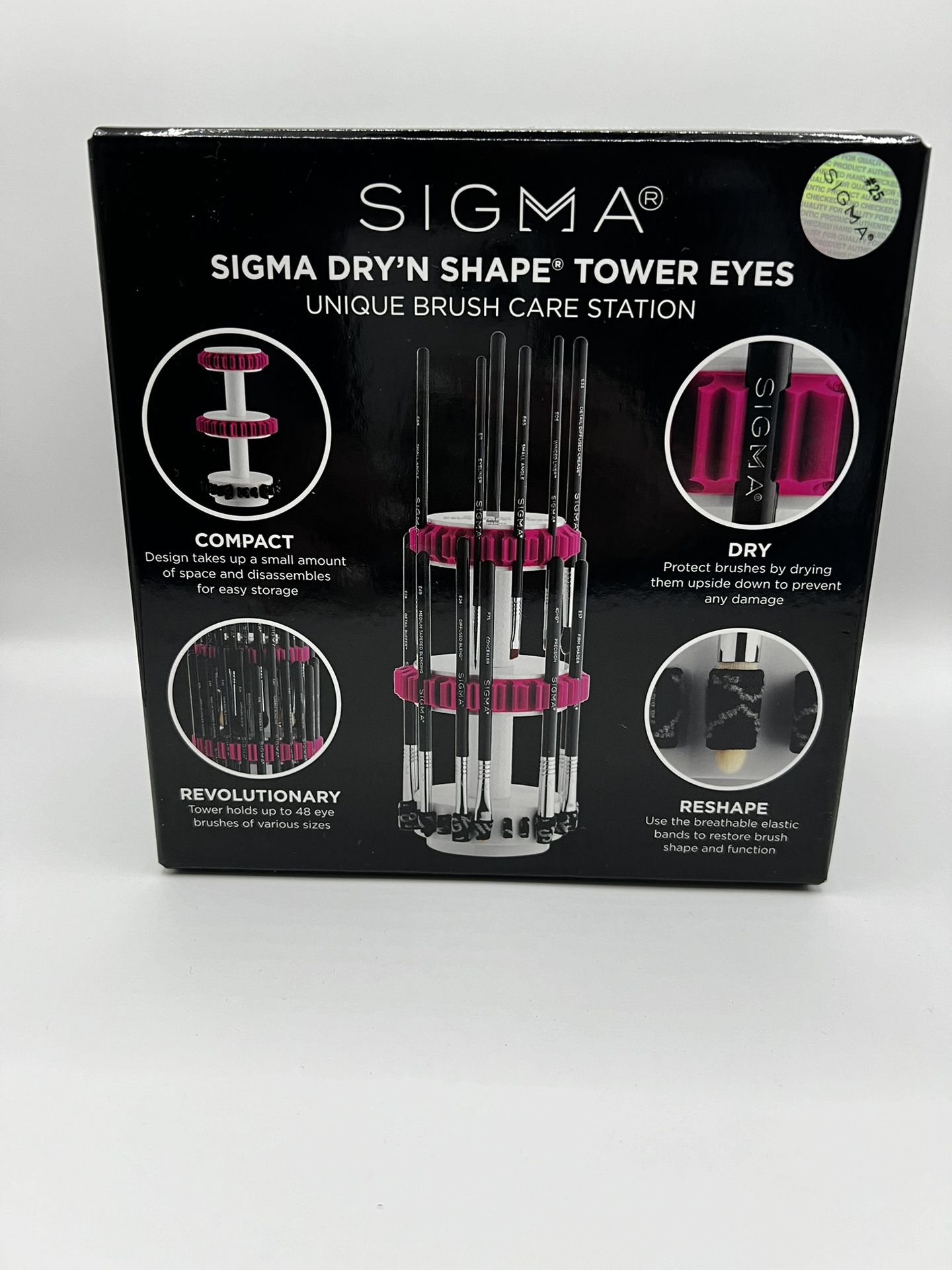 Sigma Dry 'N Shape Makeup Brush Tower - Face &Eyes