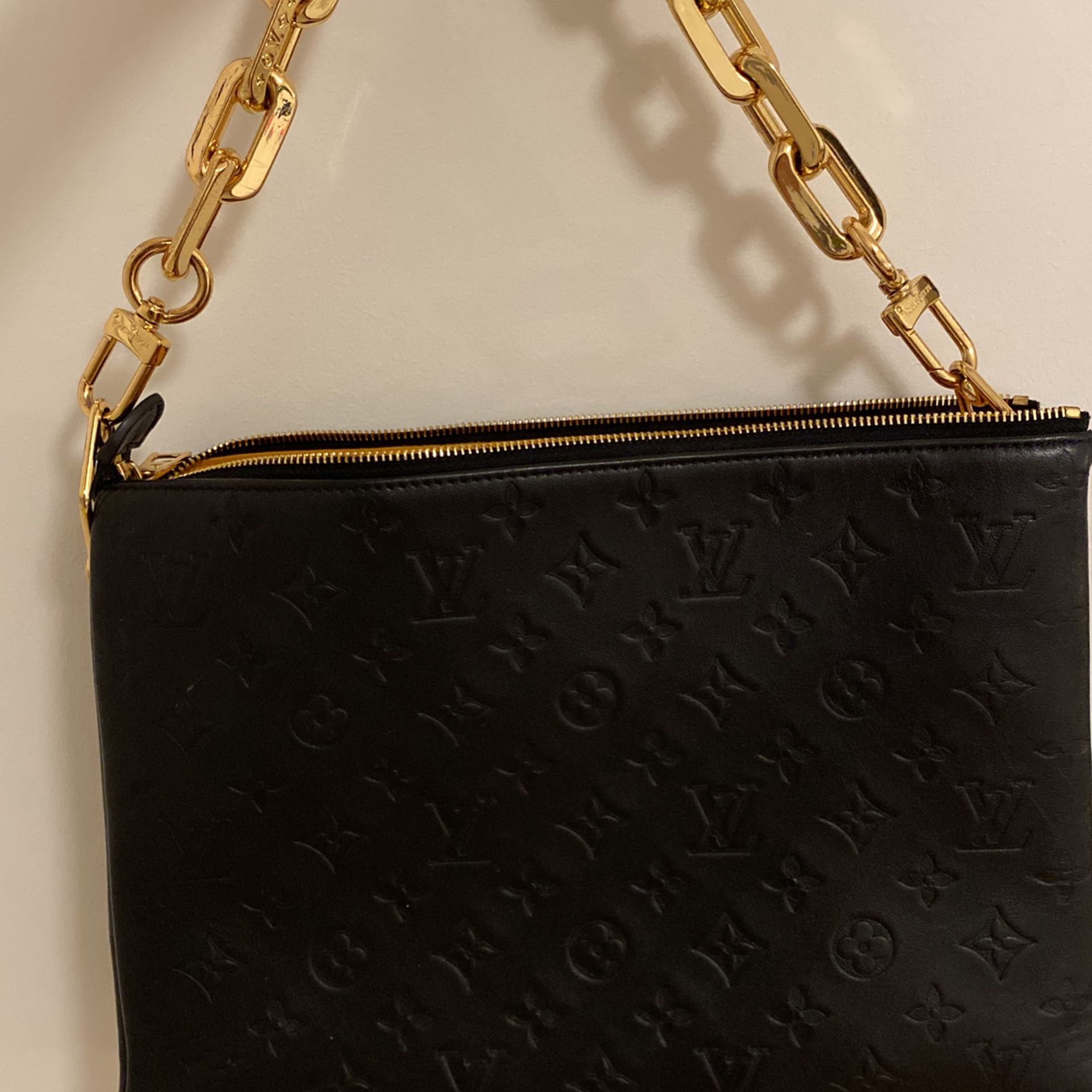 Louis Vuitton debossed monogram Coussin PM two-way bag for