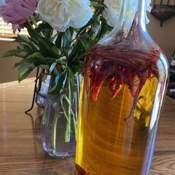 Giant Chilli Oil Bottle .. Deco 