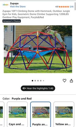 Zupapa 10FT Climbing Dome w/ Hammock – Like New