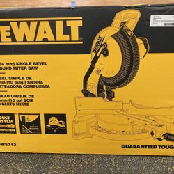 DEWALT DWS713 15 Amp Corded 10” Compound Single Bevel Miter Saw