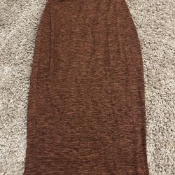 Long Brown Skirt 