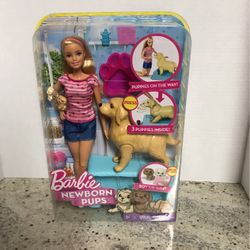 Barbie Newborn Pups, New in box