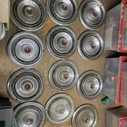 1966 Ford Thunderbird Original Parts Hubcaps Hubcap