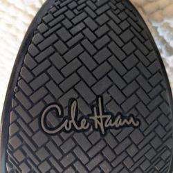 Cole Haan Black Matte Ankle Boot With Nike Air Soles 3 Inch H3