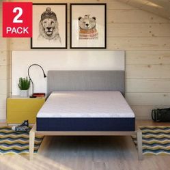 Comfort Tech 10" Serene Foam II Mattress, 2-pk