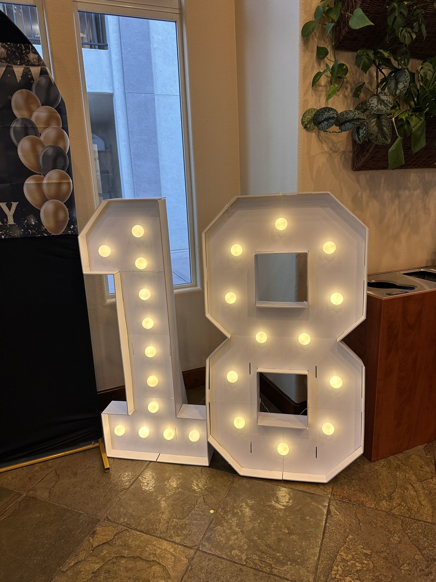 4FT Marquee Light Up Numbers 18