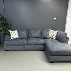 Blue Sectional Couch Brand New