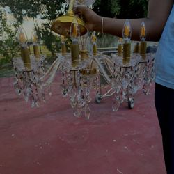 Real Crystal Chandelier 