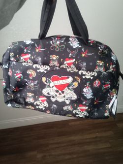 Ed Hardy (duffle/diaper bag-sized)bag