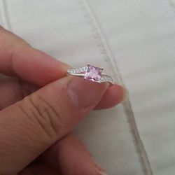 Real 925 Sterling Silver Wedding Ring Size 6