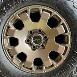 18” 2026 TOYOTA TACOMA TRAILHUEE EDITION OEM WHEELS AND TIRES