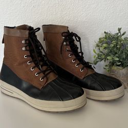 Call It Spring Men's Size 11 Brown Boots Shoes Footwear Lined Winter Snow