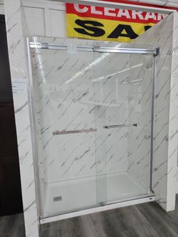 Shower base & Glass Doors