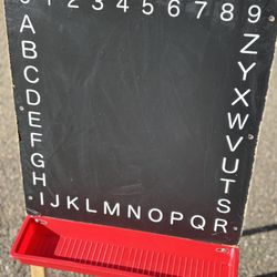 Easel Kids Chalkboard/ Dry Erase Board 