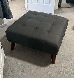 Dark Gray Ottoman