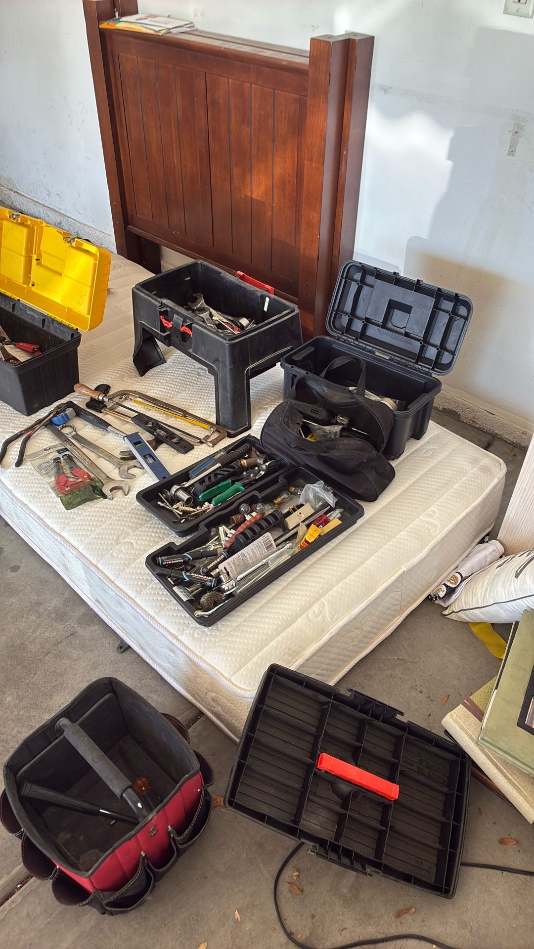 Hand Tools And Drill Bits, All In This Picture