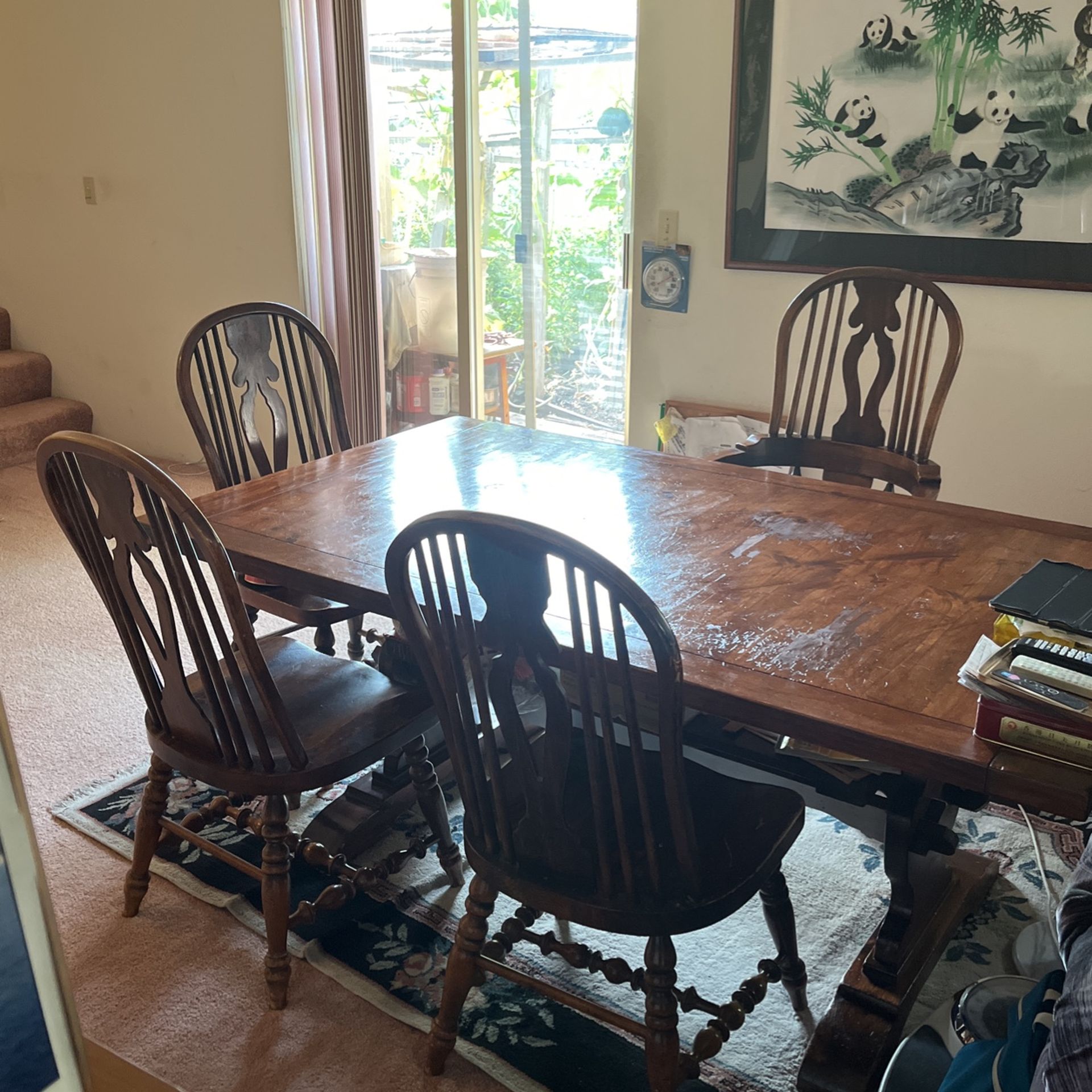 Dining Table With 5 Chairs