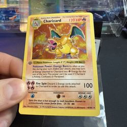 1st Edition Charizard Raw!